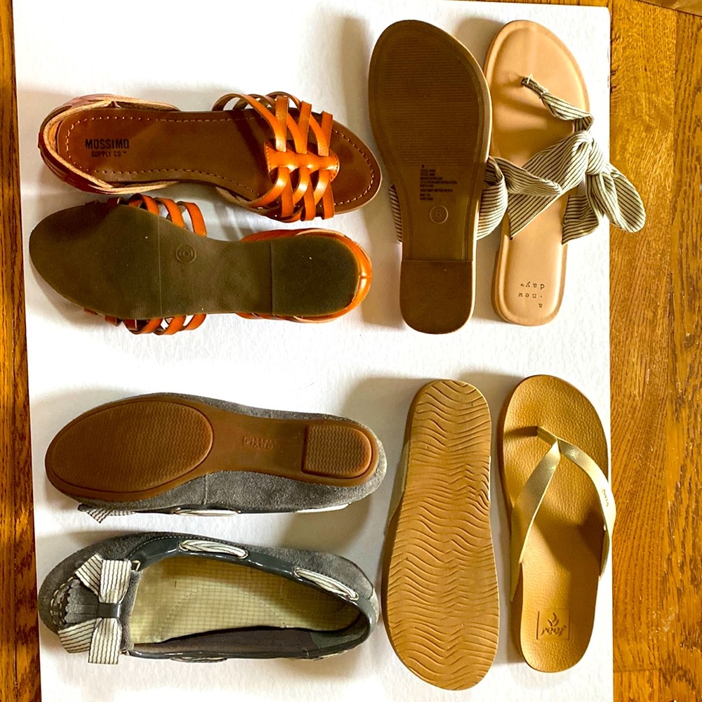 Lot of 4 summer shoes